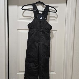 Children's Black Snow Bib